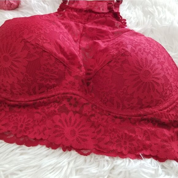 SMALL PINK Victoria's Secret Red Push Up Bra - Picture 6 of 10